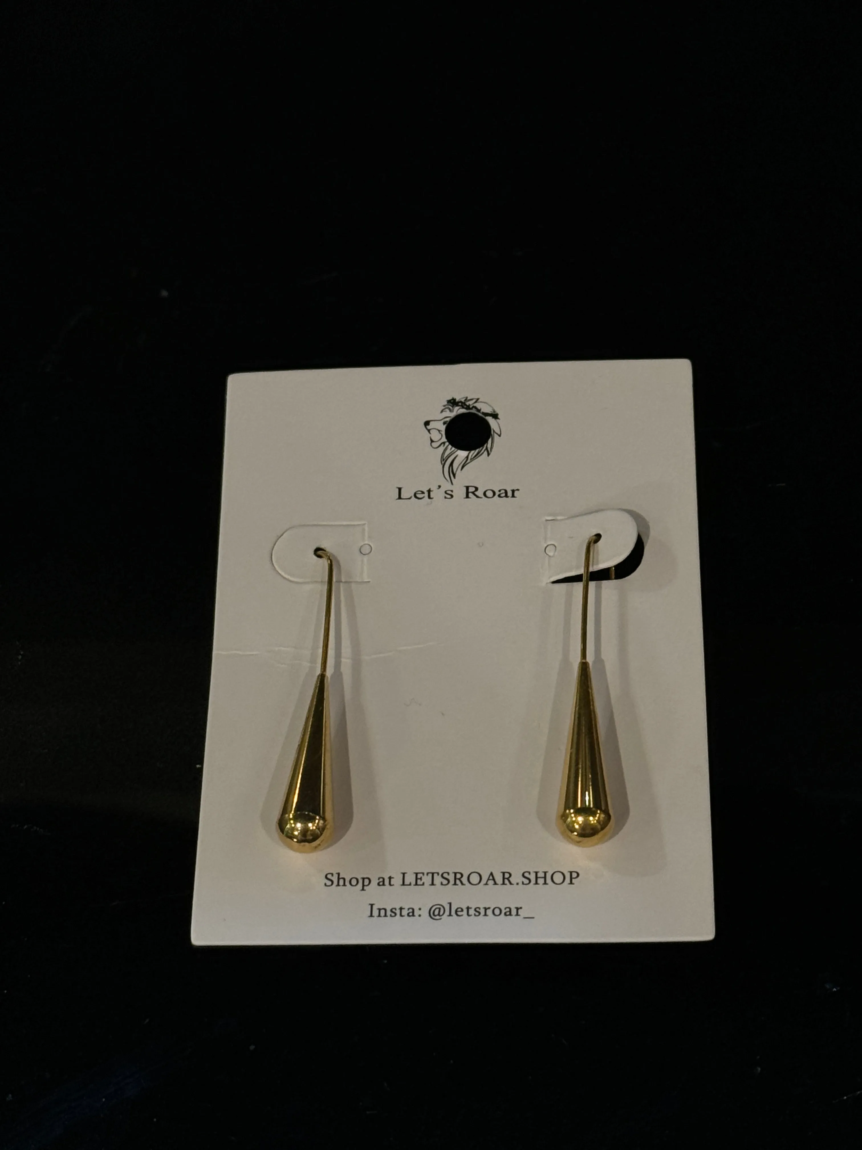 Raindrop Drop Earrings