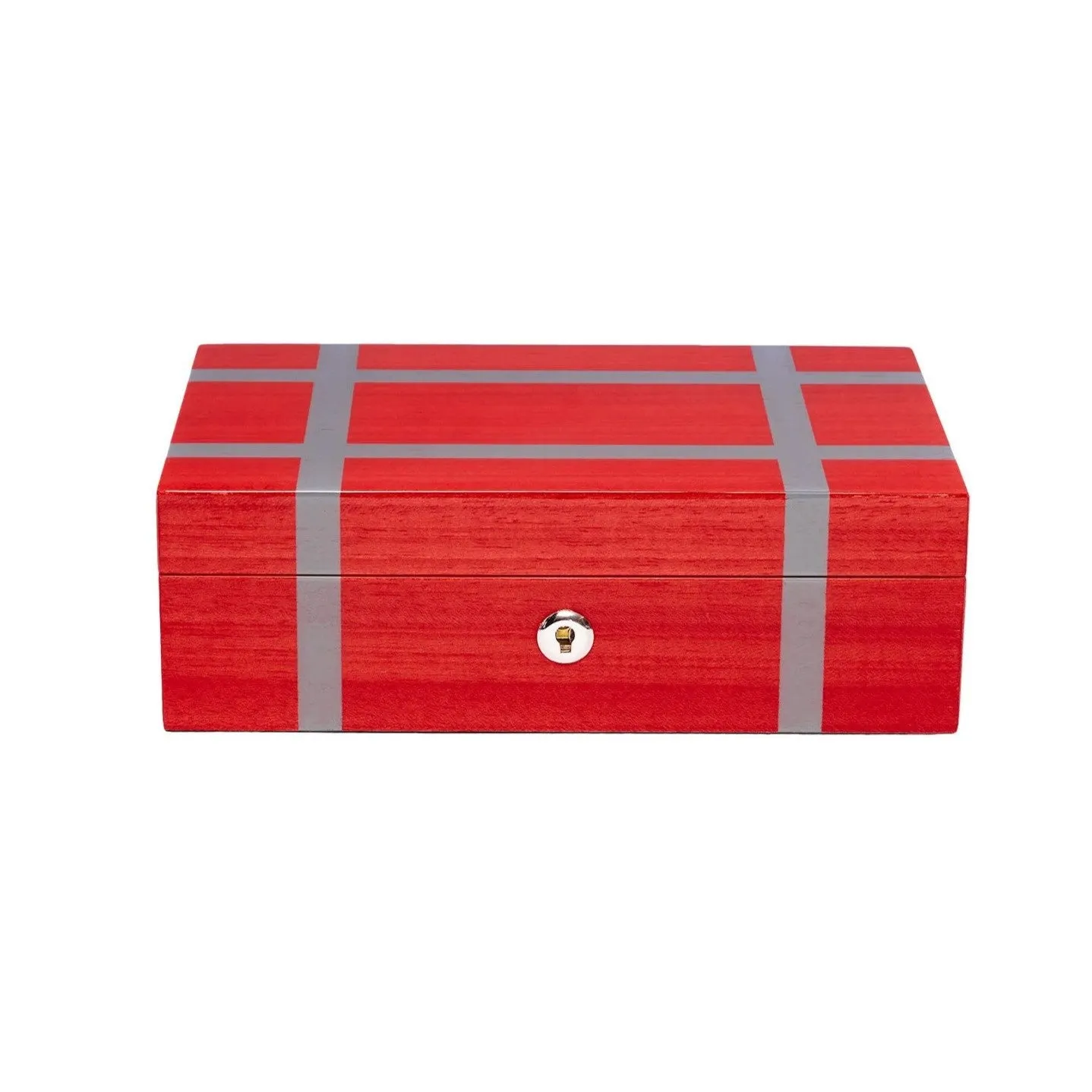 Rapport - Carnaby Multi-Storage Watch Box in Red Lacquer | J167