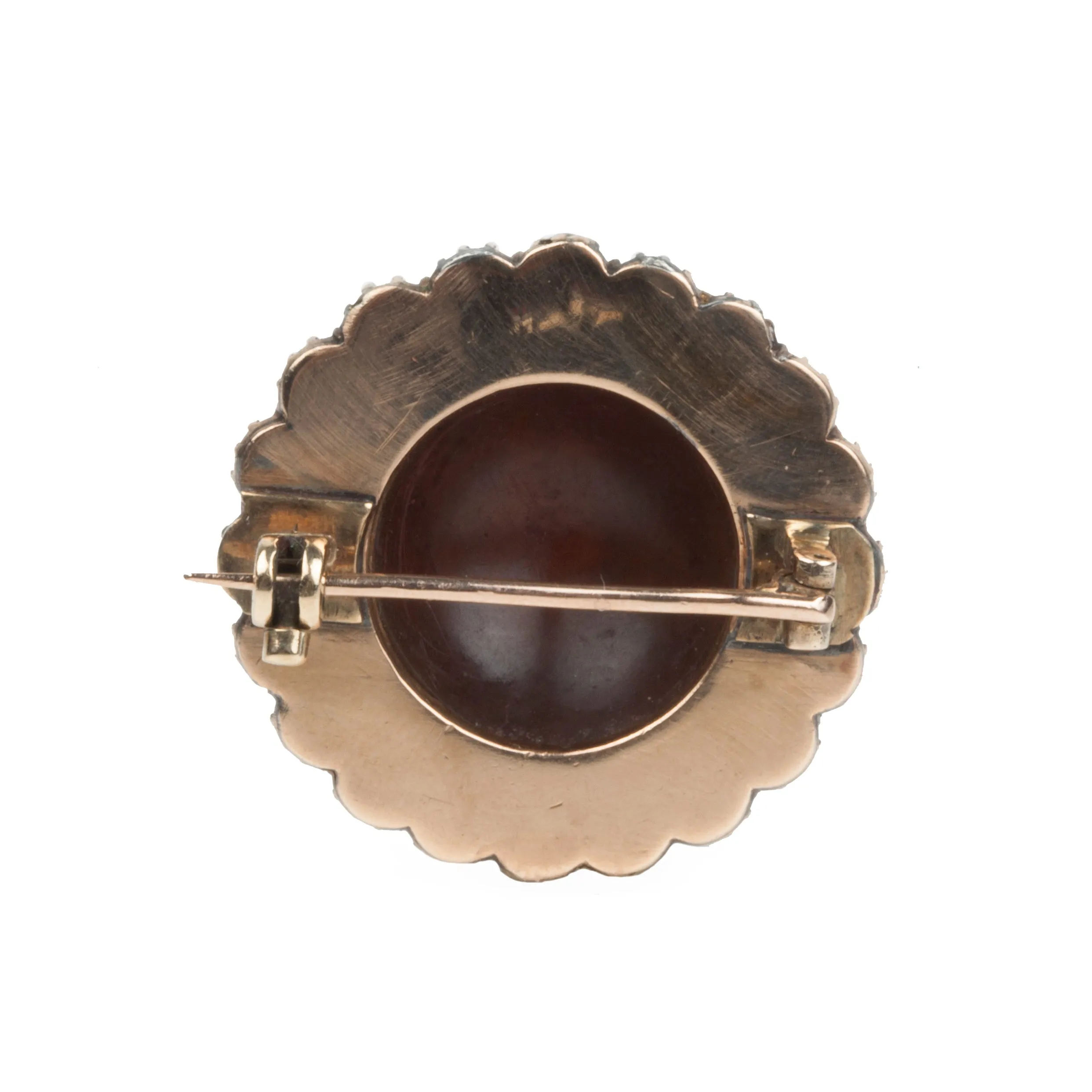 Rare Georgian Era Toadstone Talisman Brooch