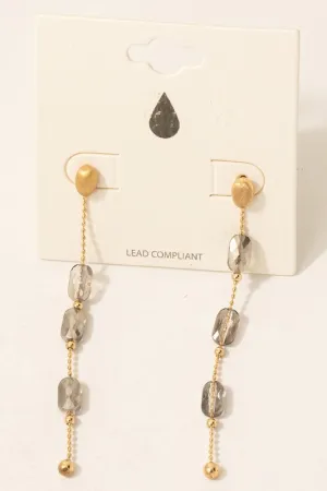 Rava Bead Chain Earrings (2 Colors!)