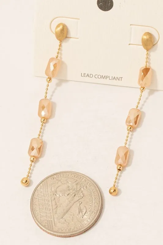 Rava Bead Chain Earrings (2 Colors!)