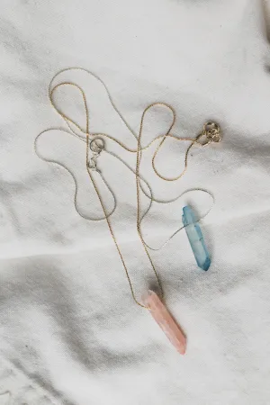 Raw Gemstone Slider Necklace
