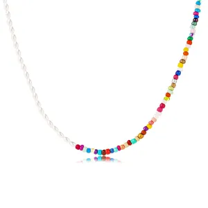 Red Multicolor Howlite & Pearl 18K Gold-Plated Beaded Choker Necklace