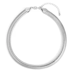 RHODIUM ALL METAL NECKLACES #SQ5045RH (RD15)