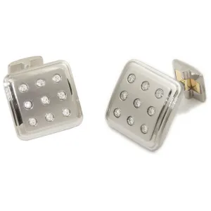 Roger Dubuis Square Diamond Cufflinks