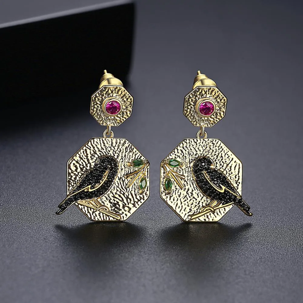 Rose Gold Camellia Earrings