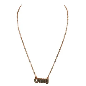 ROSE GOLD NECKLACE  #SQWSN20261-1_ROSE (RC21)