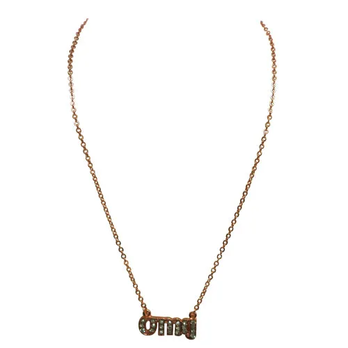 ROSE GOLD NECKLACE  #SQWSN20261-1_ROSE (RC21)