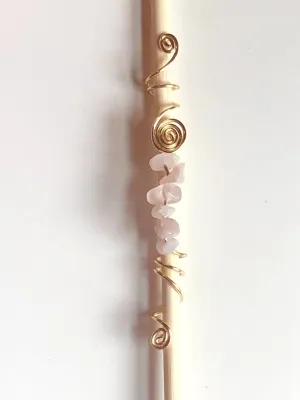 Rose Quartz Loc Jewelry