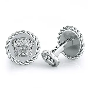 Rottweiler Embossed Dapper Cufflinks