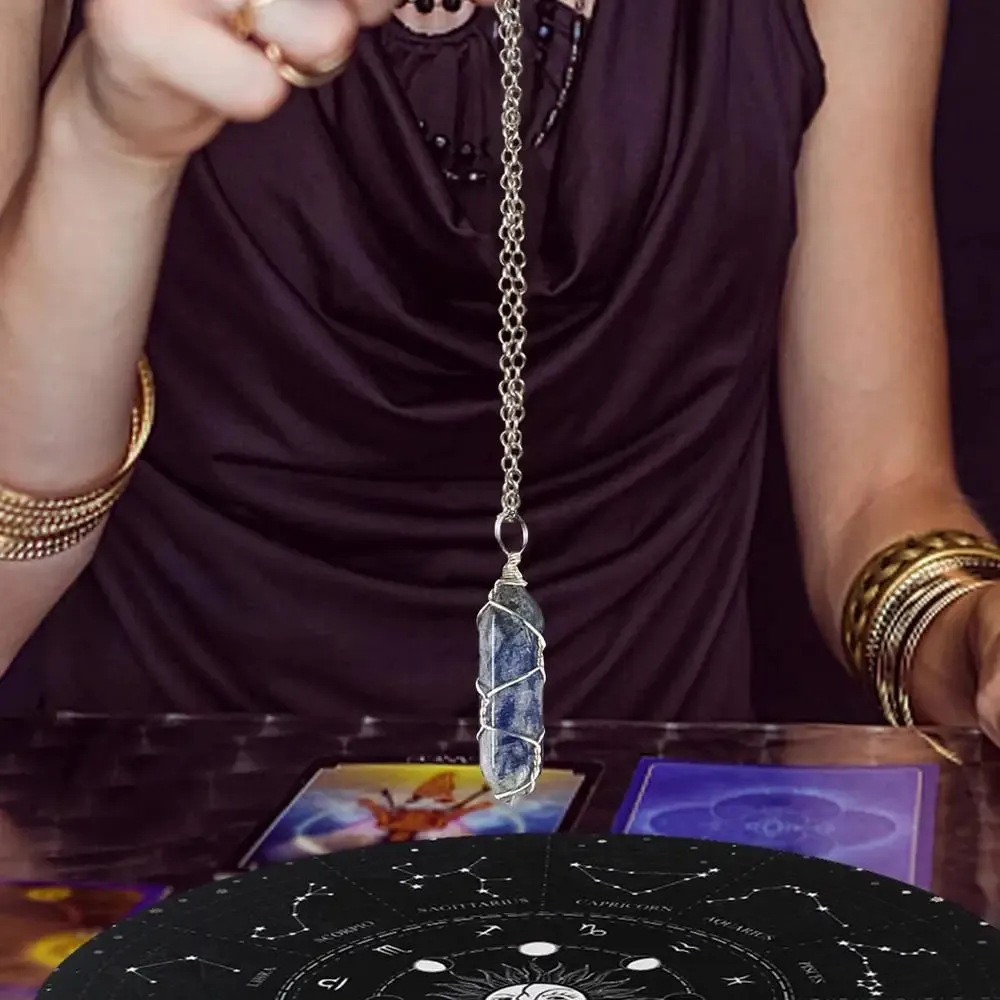 Rough Crystal Necklace Hexagonal Shaped Pendant Necklace For Men And Women Crystals For Jewelry Making Stone Necklaces
