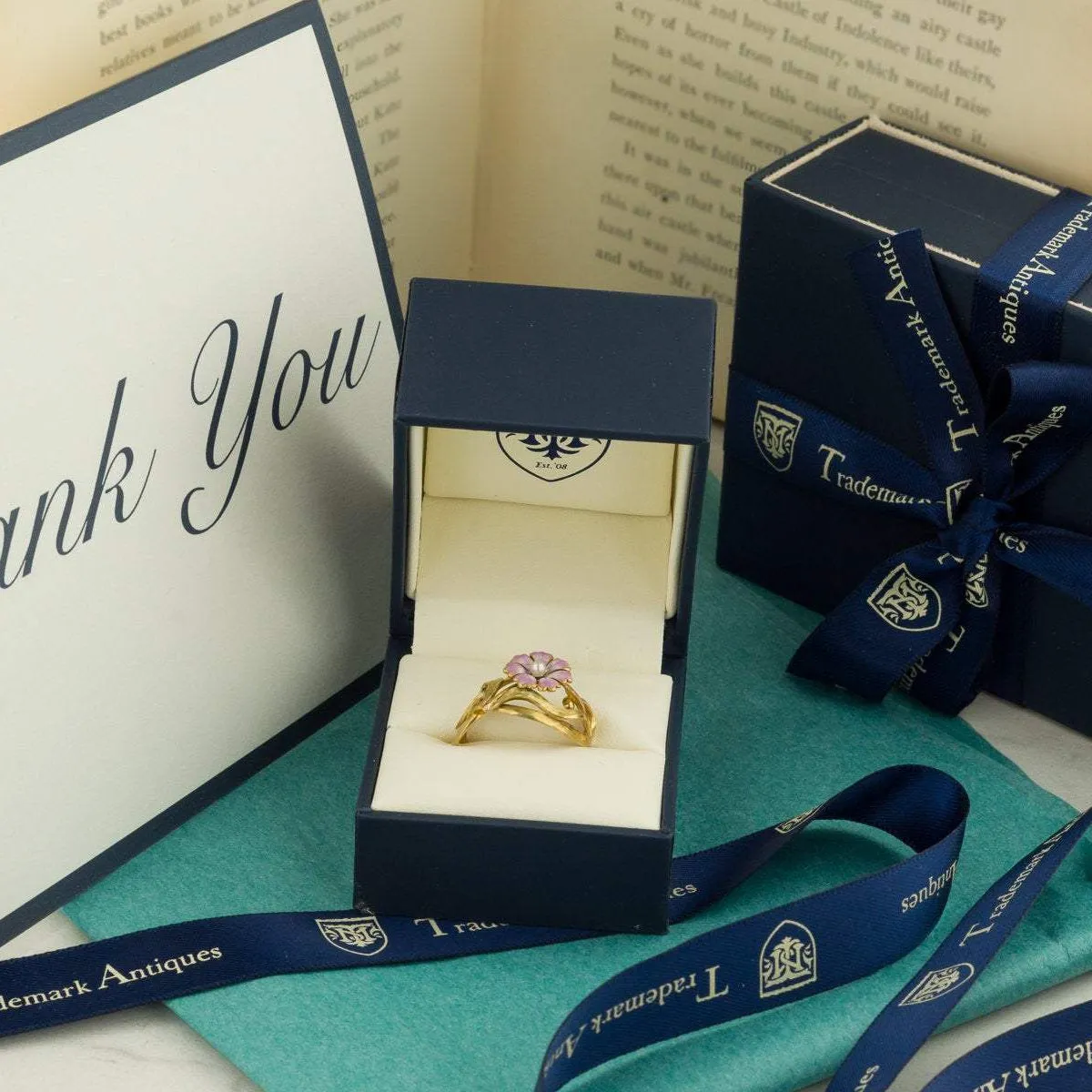Sapphire Charm | 14k Gold Enamel & Sapphire Charm