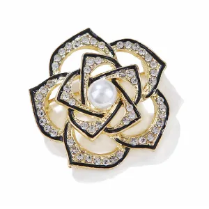 SB347 - Camellia Flower Brooch