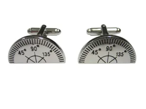 Scientific Engineering Protractor Cufflinks