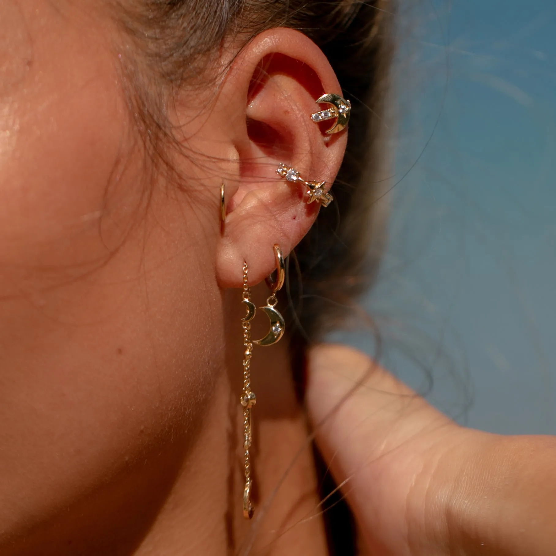Selene Ear Cuff - Gold
