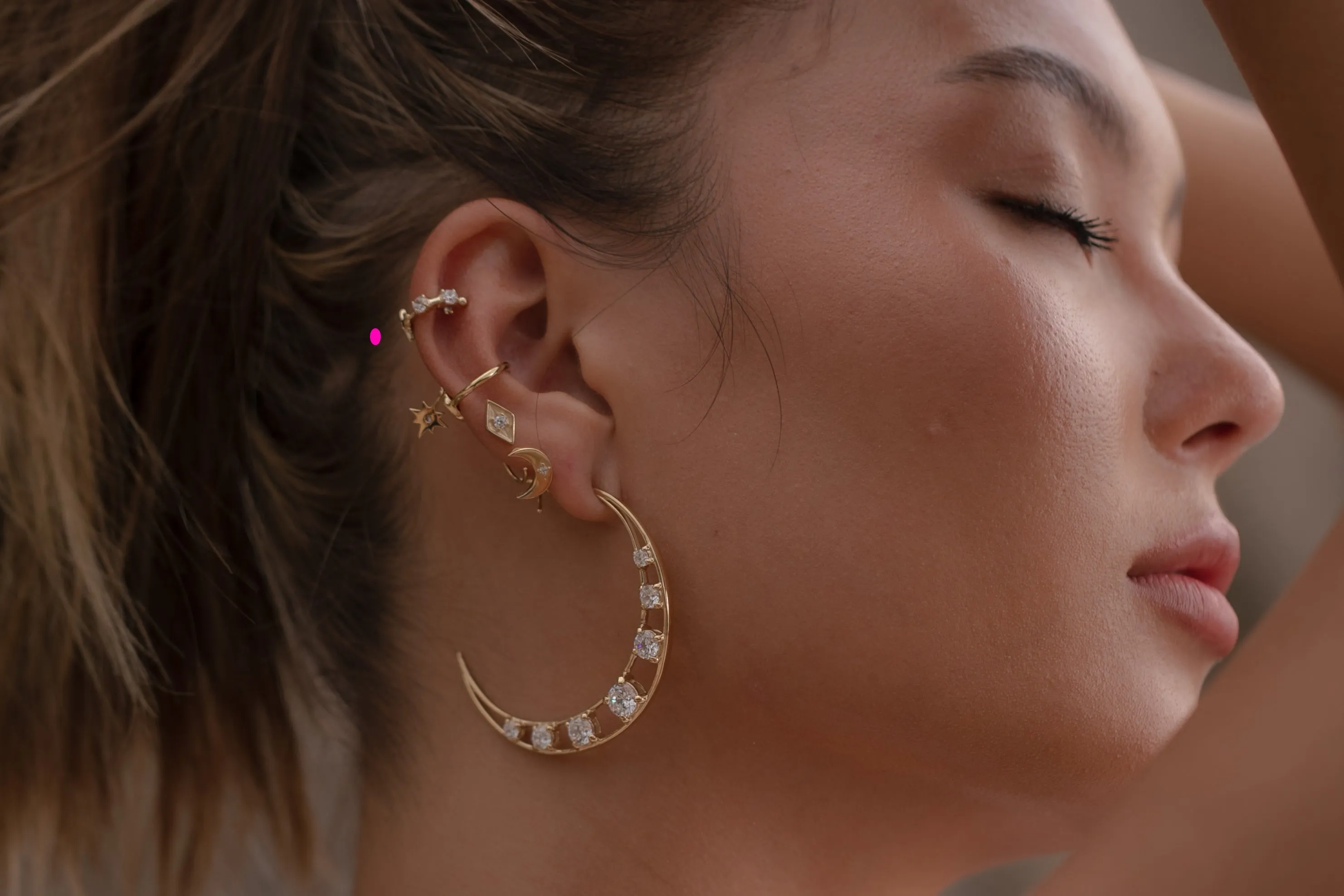 Selene Ear Cuff - Gold