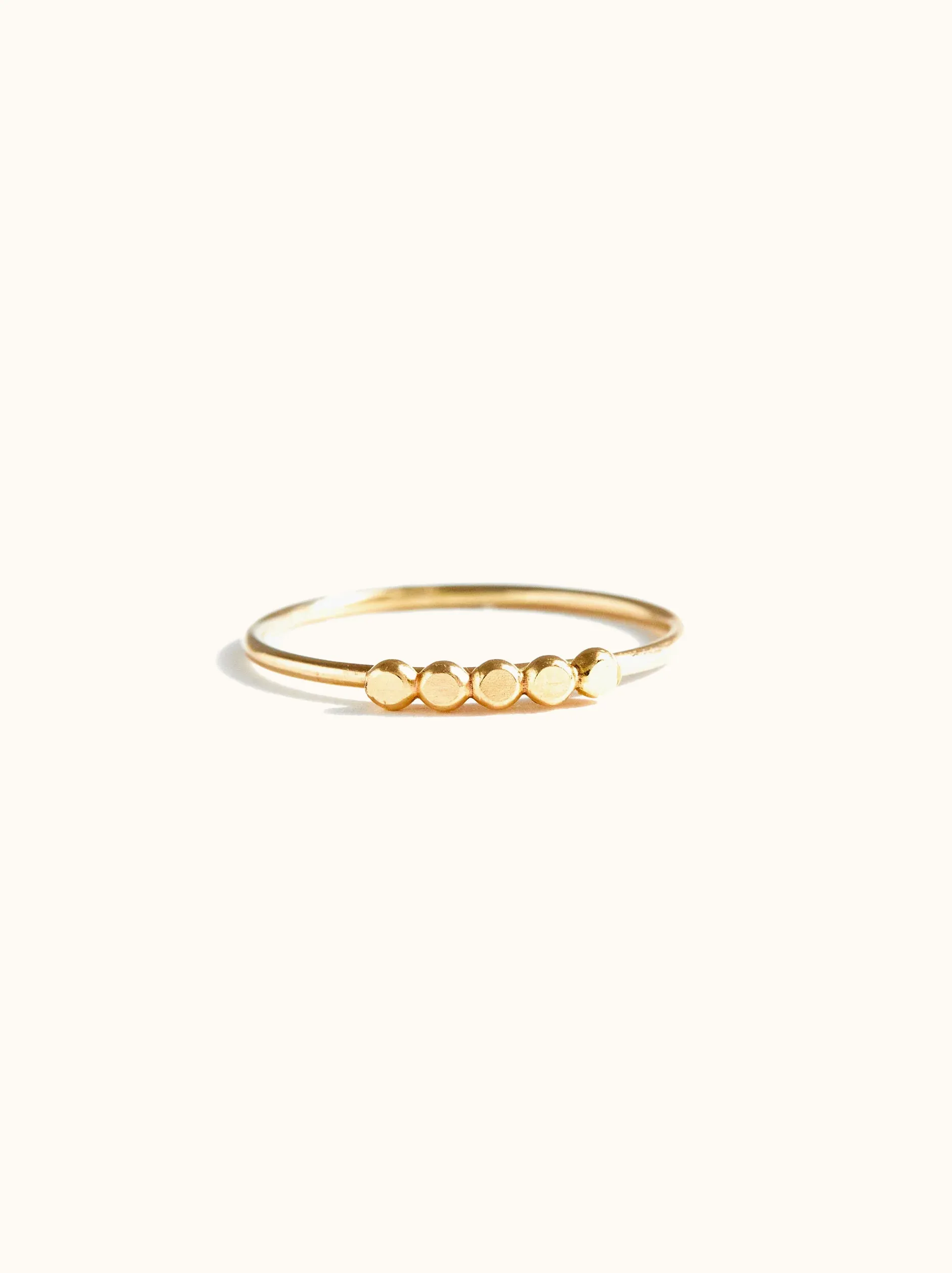 Selma Five Dot Stacking Ring