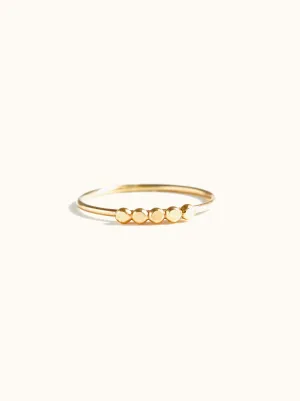 Selma Five Dot Stacking Ring