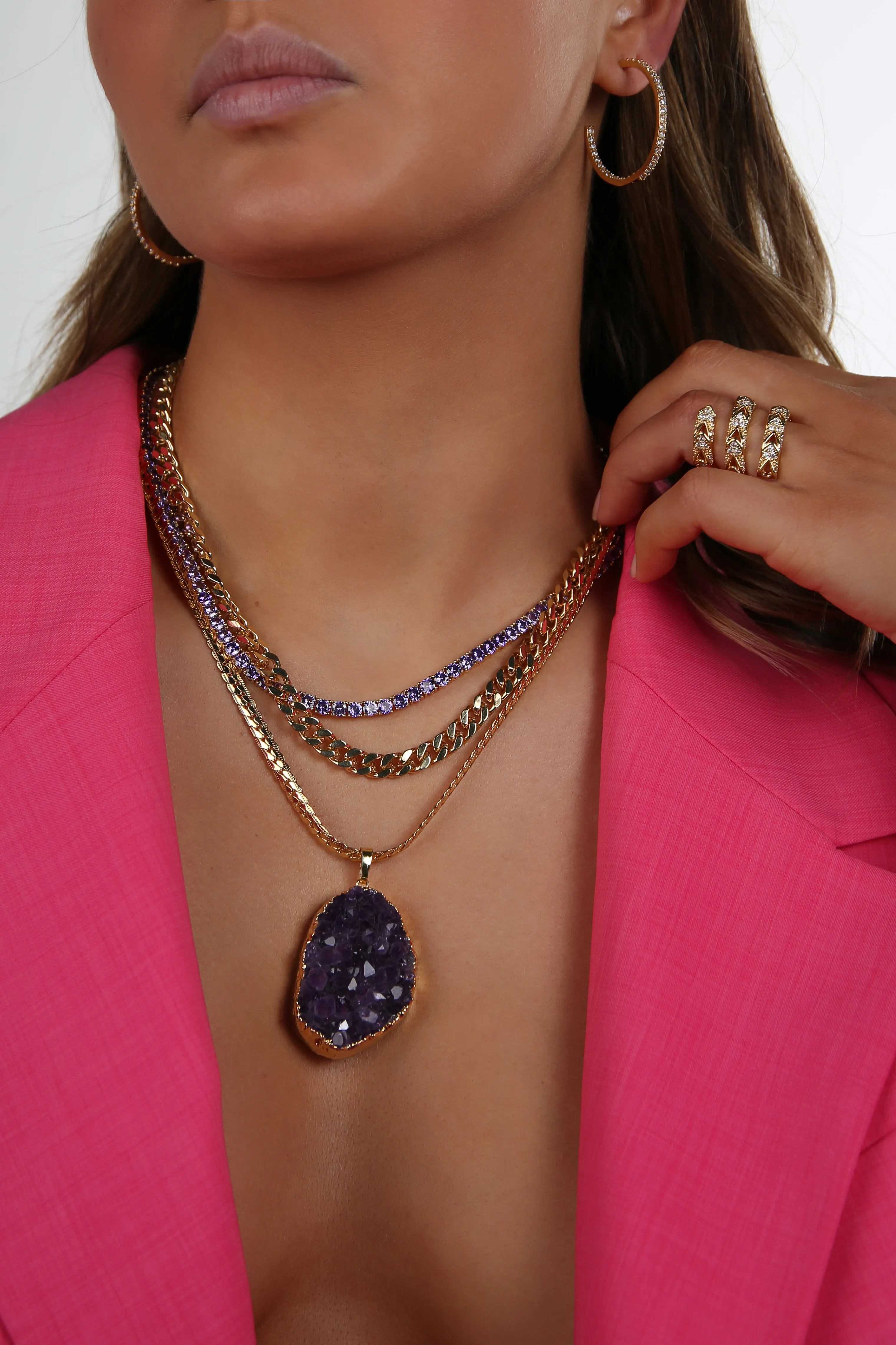Serena Necklace - Lavender