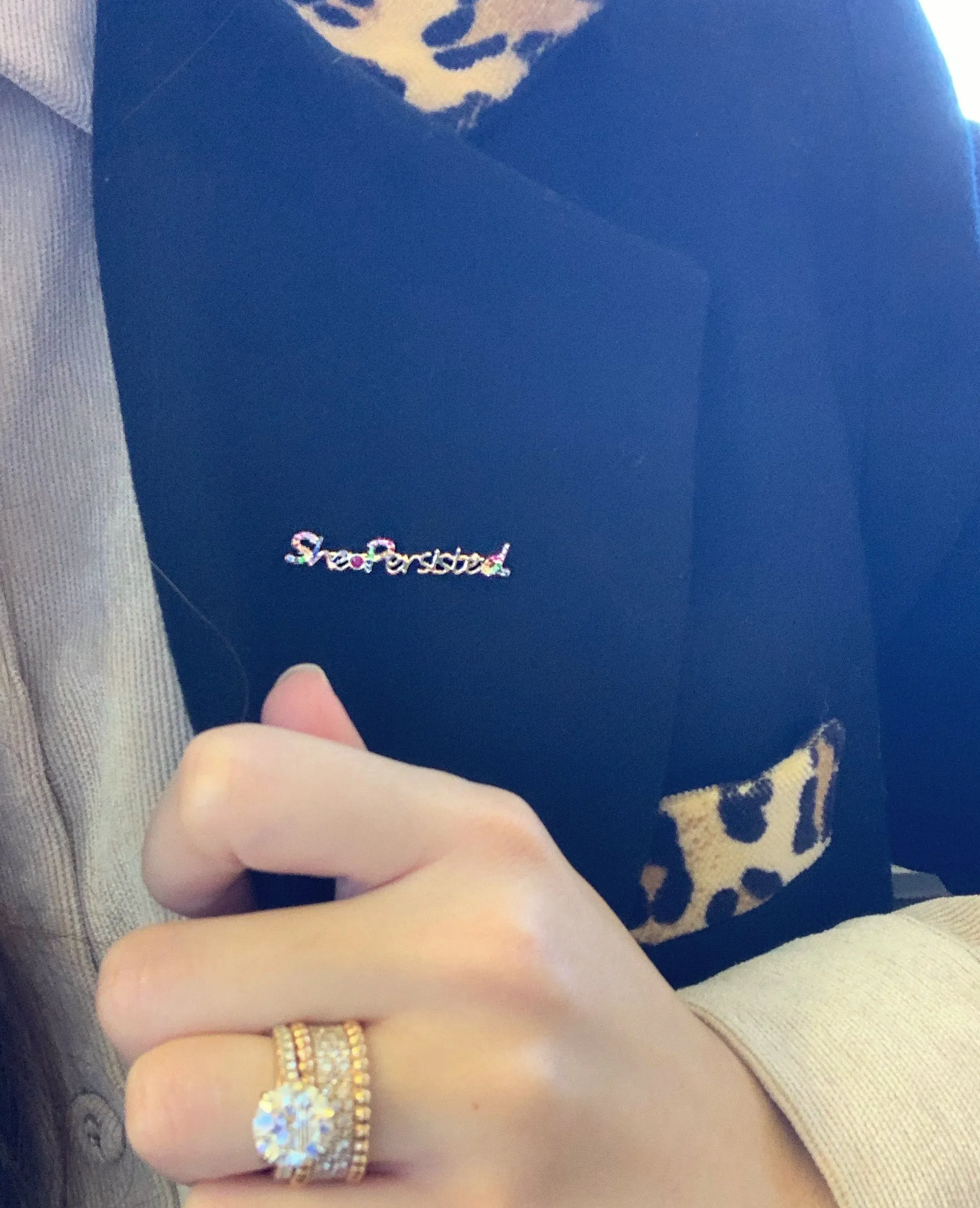She Persisted Rainbow Brooch