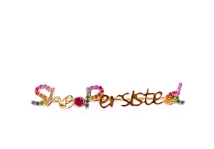 She Persisted Rainbow Brooch