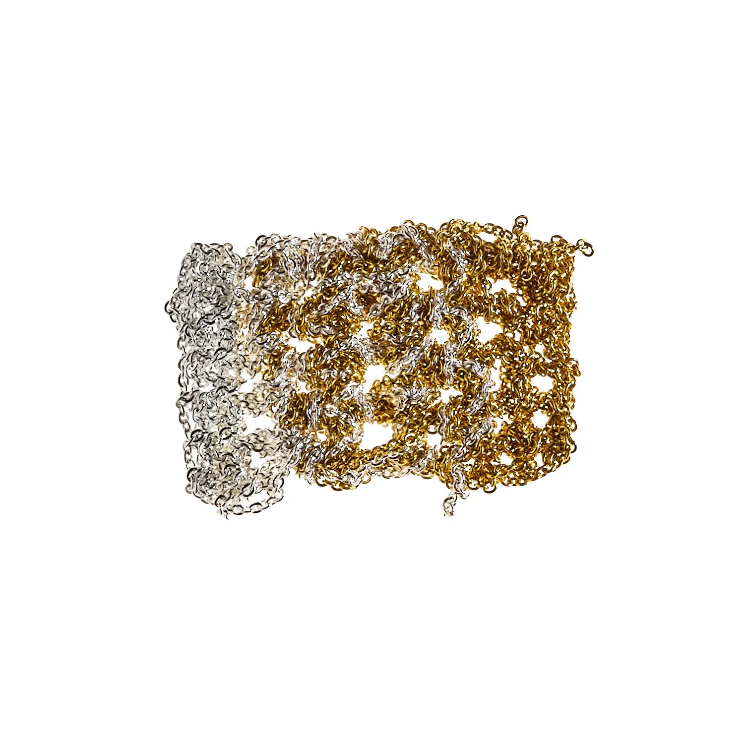 Siamese Choker in Silver   Gold