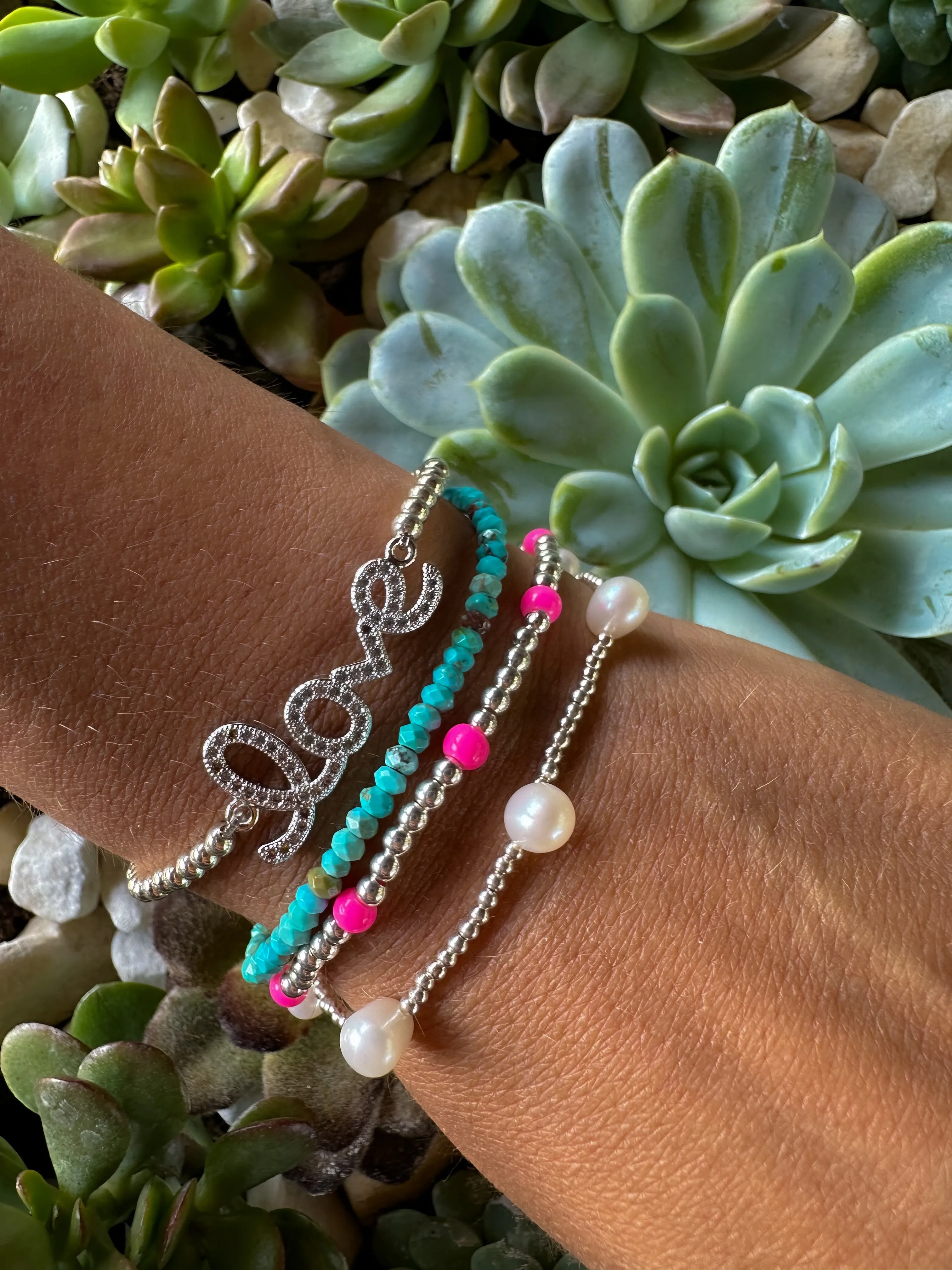 Silver LOVE Bracelet
