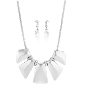 SILVER TONE METAL  NECKLACES #FW1404841 (SHOWROOM)