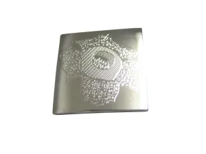 Silver Toned Etched Rafflesia Arnoldii Carnivorous Plant Magnet