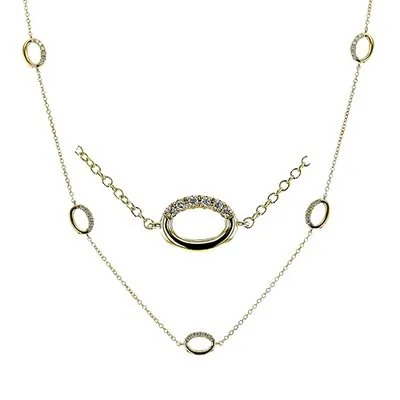 Simon G. Five Station Oval Shape Diamond Choker
