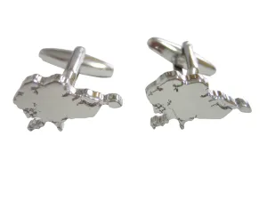 Singapore Map Shape Cufflinks