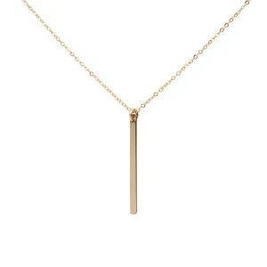 Single Bar Drop Necklace