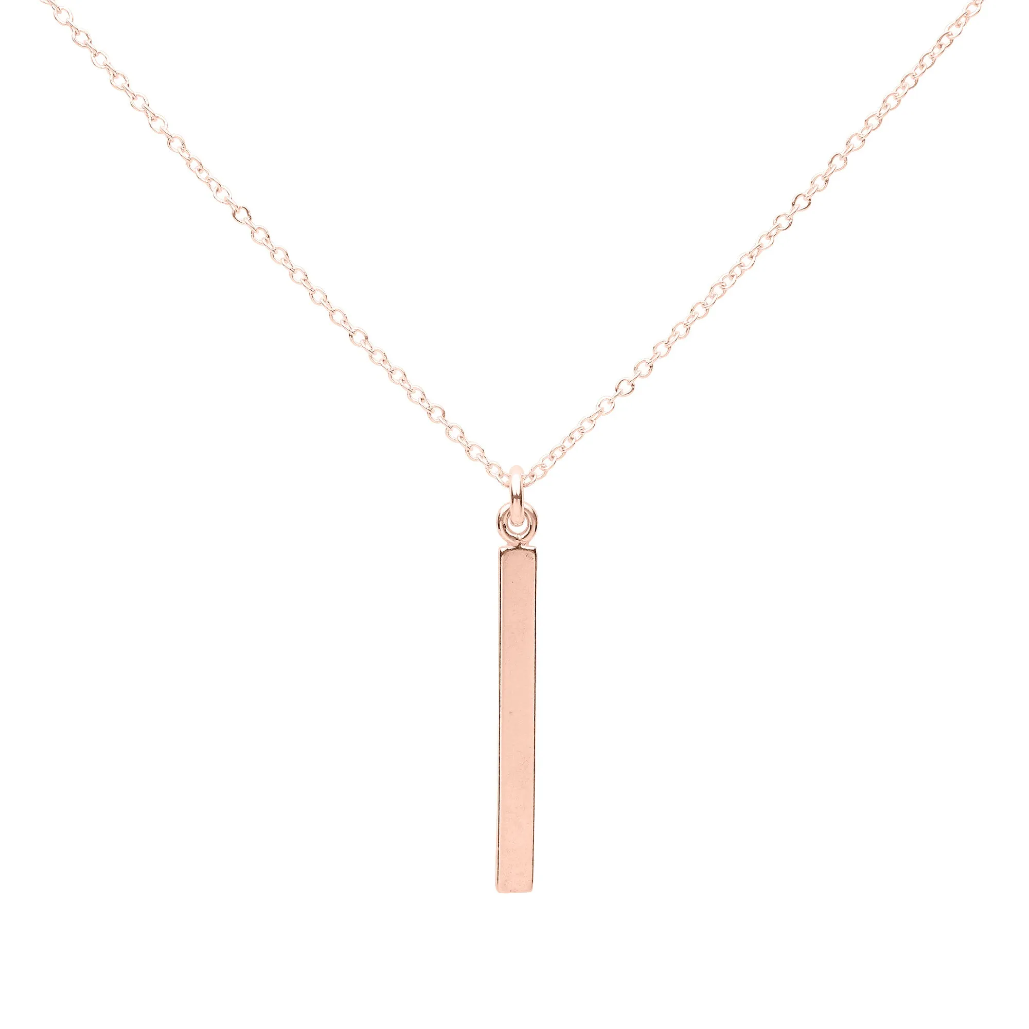 Single Bar Drop Necklace