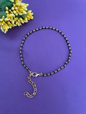 Single line Gold Plated Adjustable Mangalsutra Bracelets