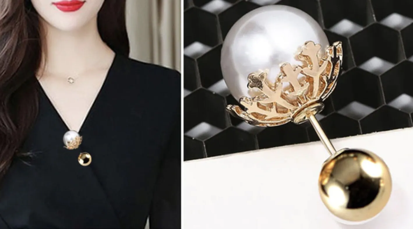 Six piece brooch set vintage look design queen broach gold plated pin new ggg104
