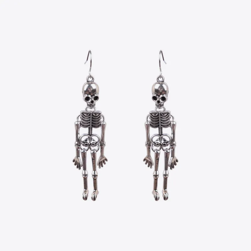 Skeleton Drop Earrings