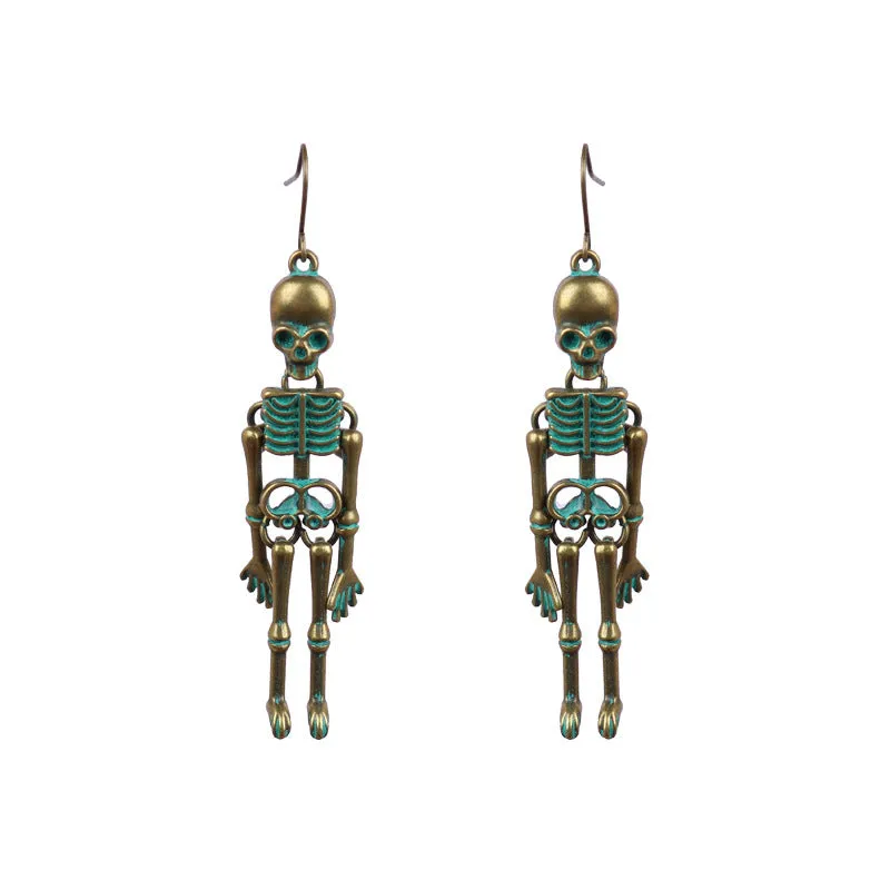 Skeleton Drop Earrings