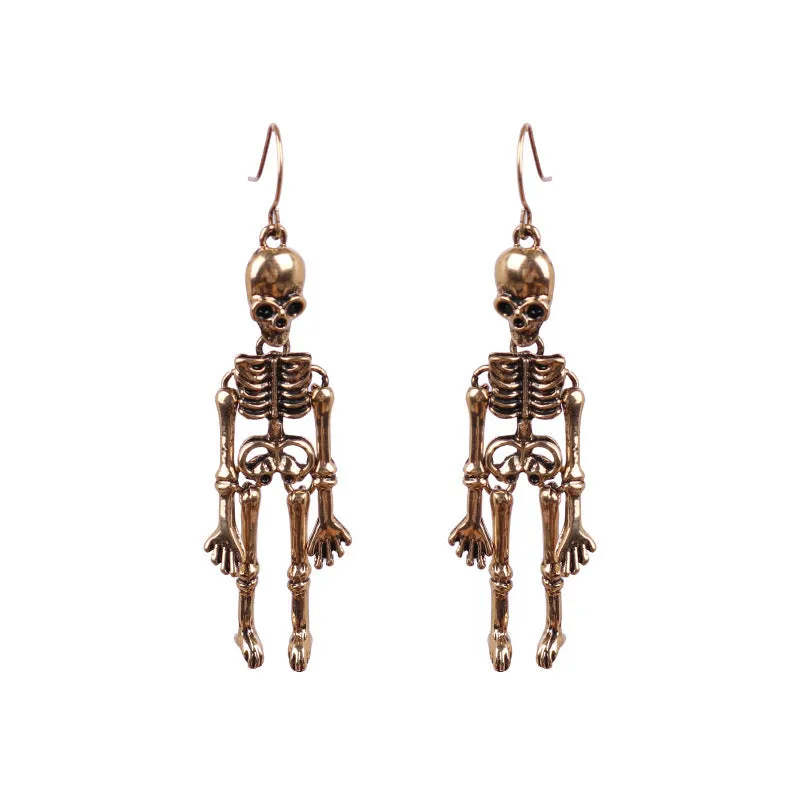 Skeleton Drop Earrings