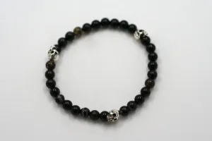 Skull Trinity Beaded Bracelet