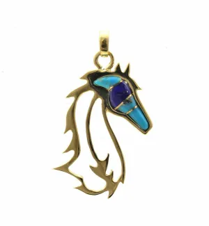 Small Horses In The Wind Pendant