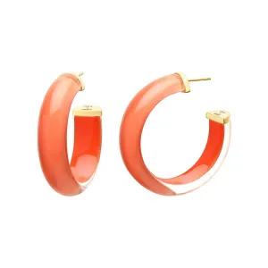 Small Illusion Hoop Earrings
