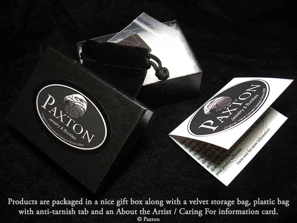 Snake Head Cuff Links Sterling Silver