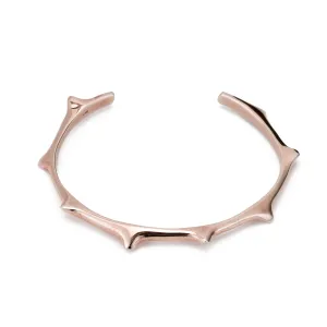 Spiky Bracelet - 14K Rose Gold Plated Brass