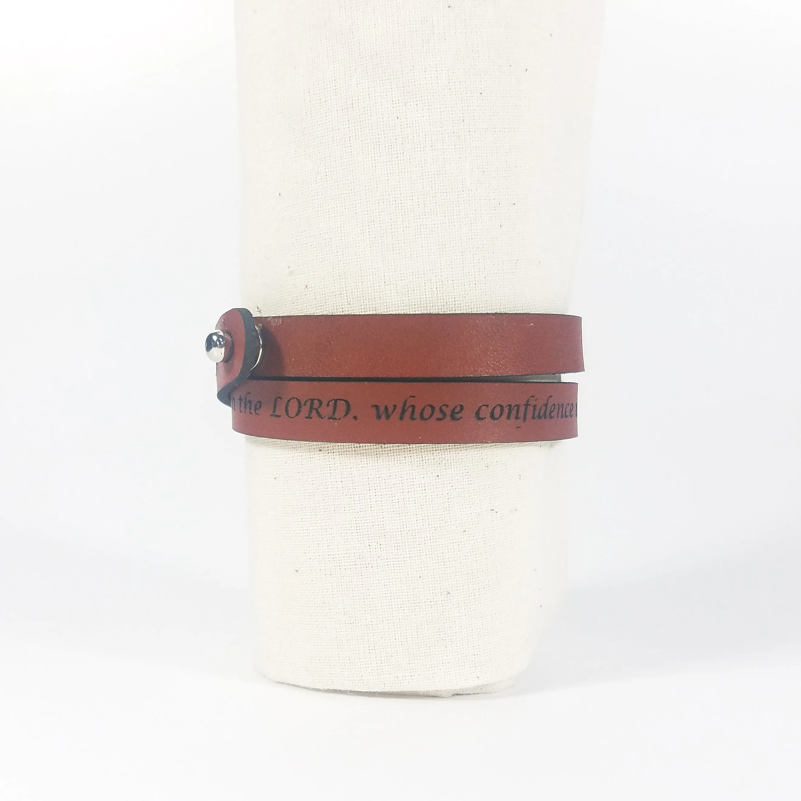 Spiritual Wrap Bracelets - But blessed is the one whose trust is in the LORD
