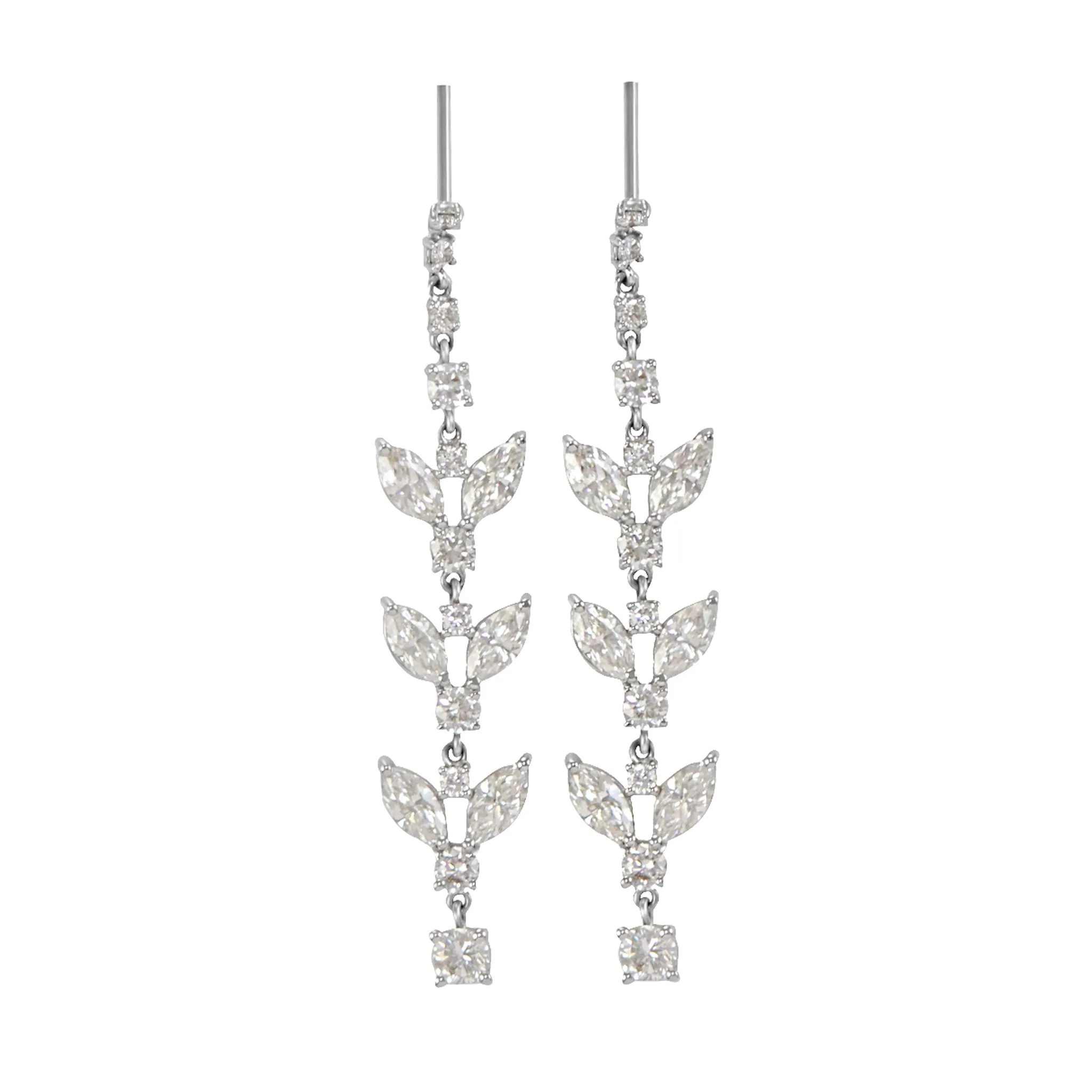 Spring Flower Drop Earrings