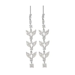 Spring Flower Drop Earrings