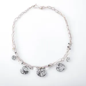 Spun Rutilated Quartz Choker