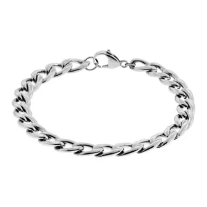 Stainless Steel Curb Link Chain Bracelet