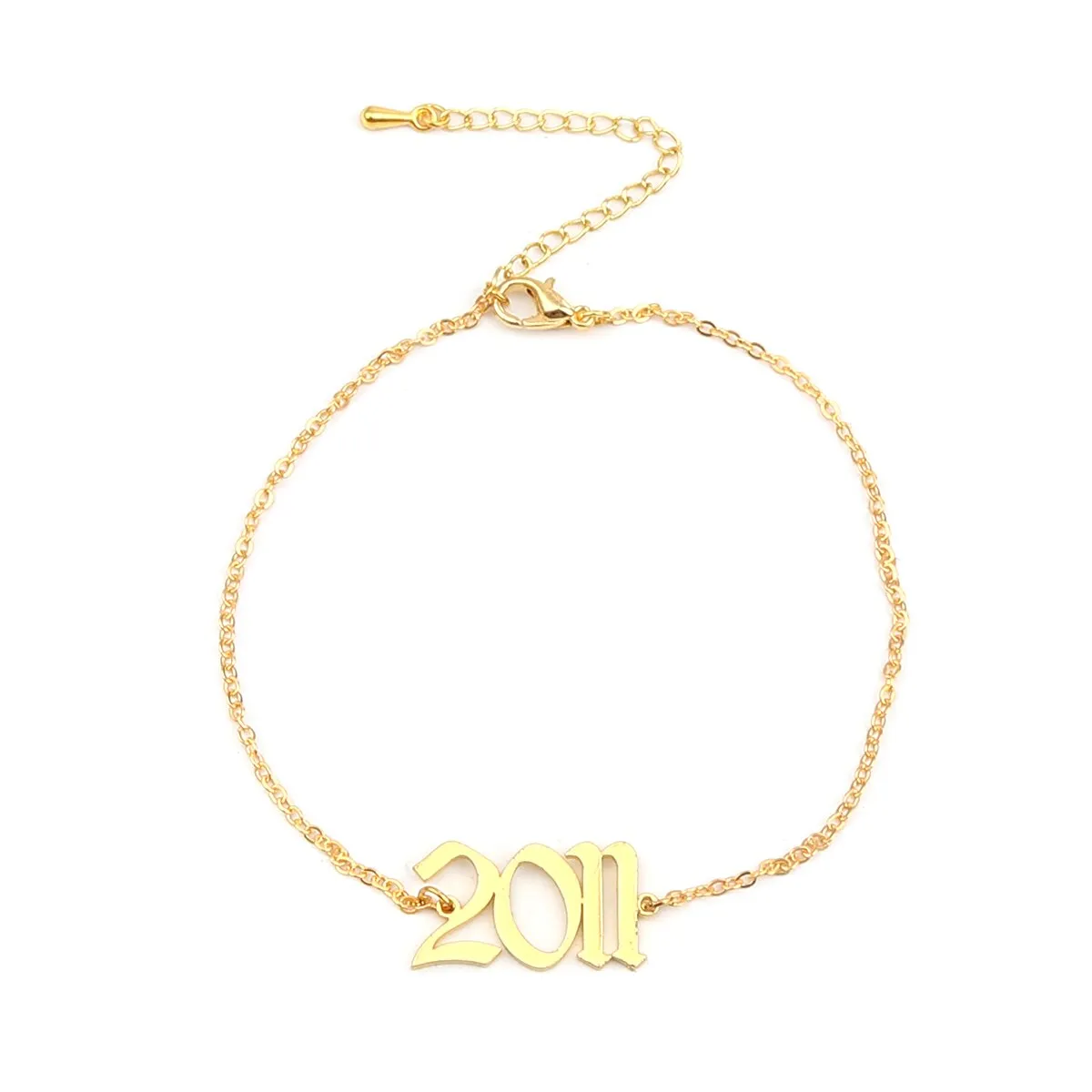 Stainless Steel Year Anklet