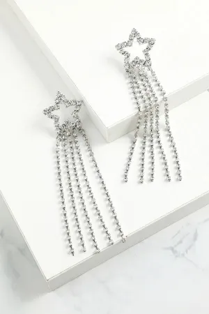 Star Beaded Drop Earrings